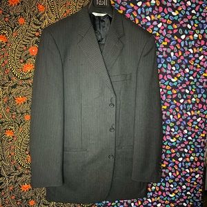 Men’s Warehouse Pinstripe Suit Double breasted